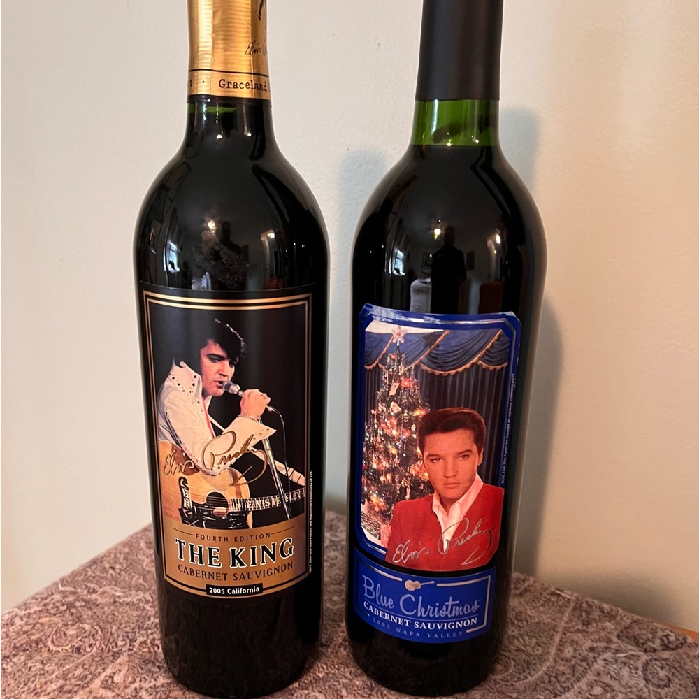 Elvis Presley Cabernet Sauvignon Wine Set